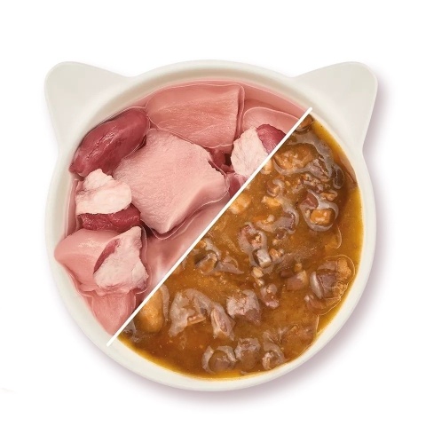 WOW CAT Filets Ente Huhn in sauce - kawałki kaczki i kurczaka w sosie (85g) WOW CAT Filets Ente Huhn in sauce - kawałki kaczki i kurczaka w sosie (85g)