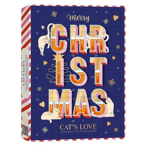 CAT'S LOVE kalendarz adwentowy dla kota z przysmakami liofilizowanymi (48g)