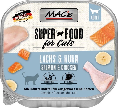 Zestaw MAC's Cat Multipack SUPER FOOD mix smaków 6x100g tacki Zestaw MAC's Cat Multipack SUPER FOOD mix smaków 6x100g tacki