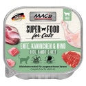 Zestaw MAC's Cat Multipack SUPER FOOD mix smaków 6x100g tacki