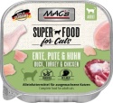 Zestaw MAC's Cat Multipack SUPER FOOD mix smaków 6x100g tacki