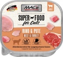 Zestaw MAC's Cat Multipack SUPER FOOD mix smaków 6x100g tacki