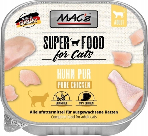 Zestaw MAC's Cat Multipack SUPER FOOD mix smaków 6x100g tacki Zestaw MAC's Cat Multipack SUPER FOOD mix smaków 6x100g tacki